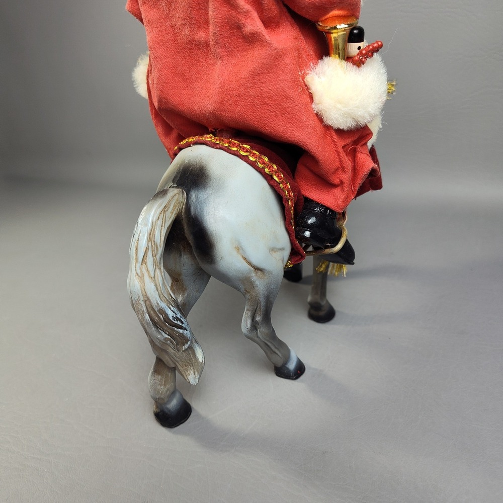 Vintage Possible Dreams Clothtique The Magic of Christmas Santa On Horse 1991 - Picture 8 of 16